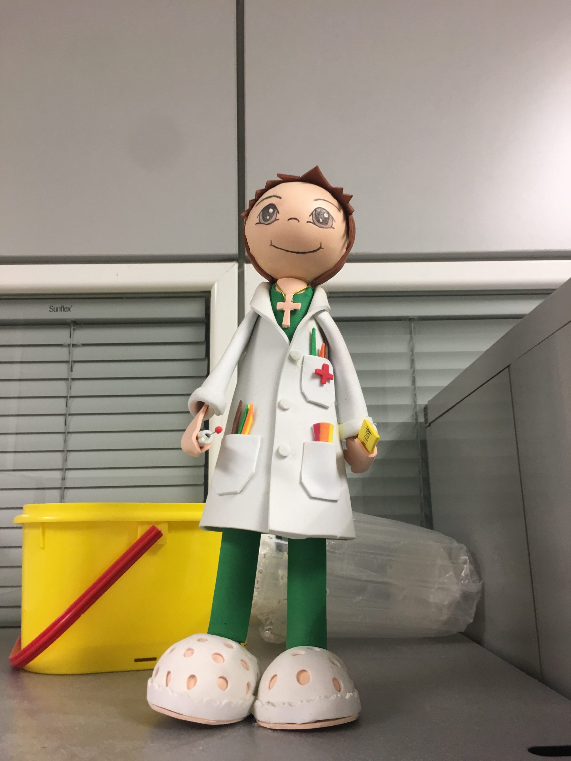 La enfermería. Un trasplantado.