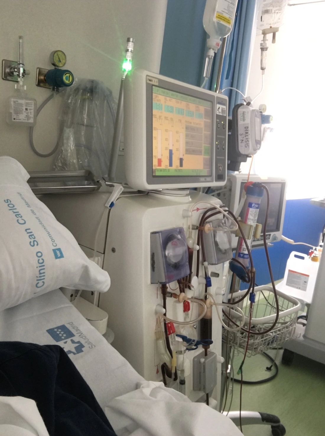 Un mes en diálisis. Un trasplantado.