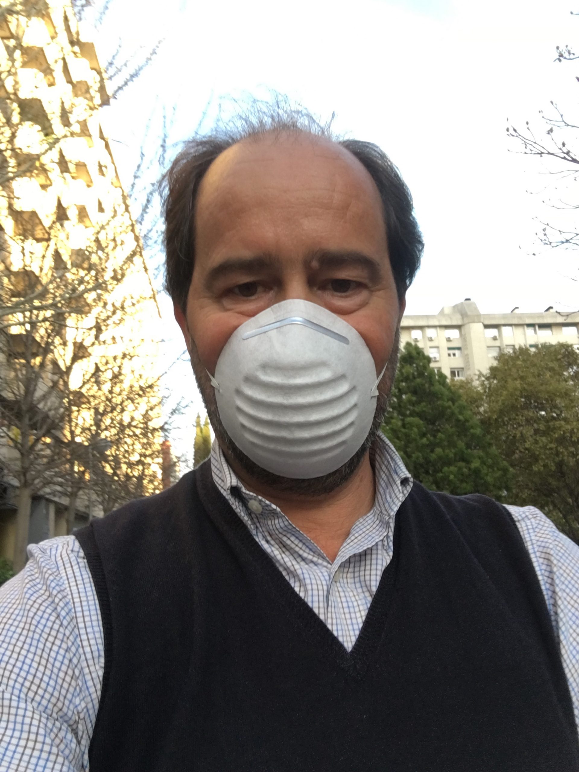 ¿Cómo reaccionas al ver una mascarilla? Un trasplantado.