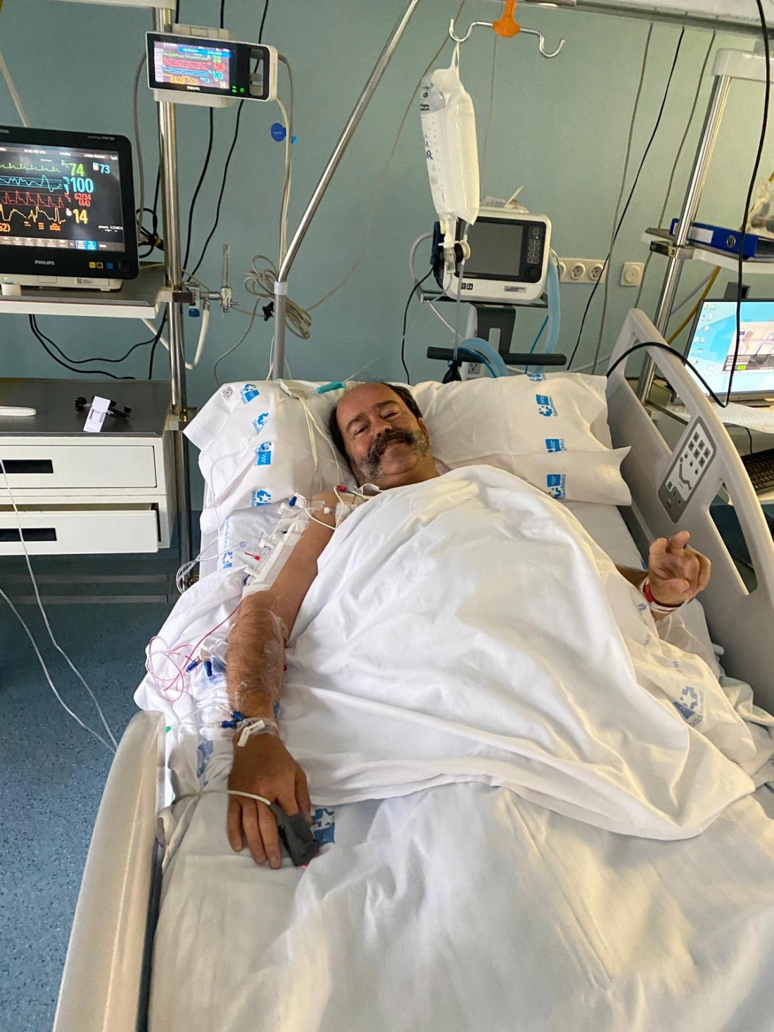 Quiero vivir. Un trasplantado.