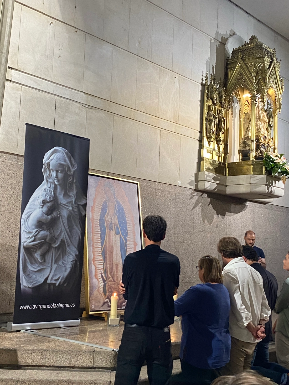 La macrofiesta del Rosario. Un trasplantado.