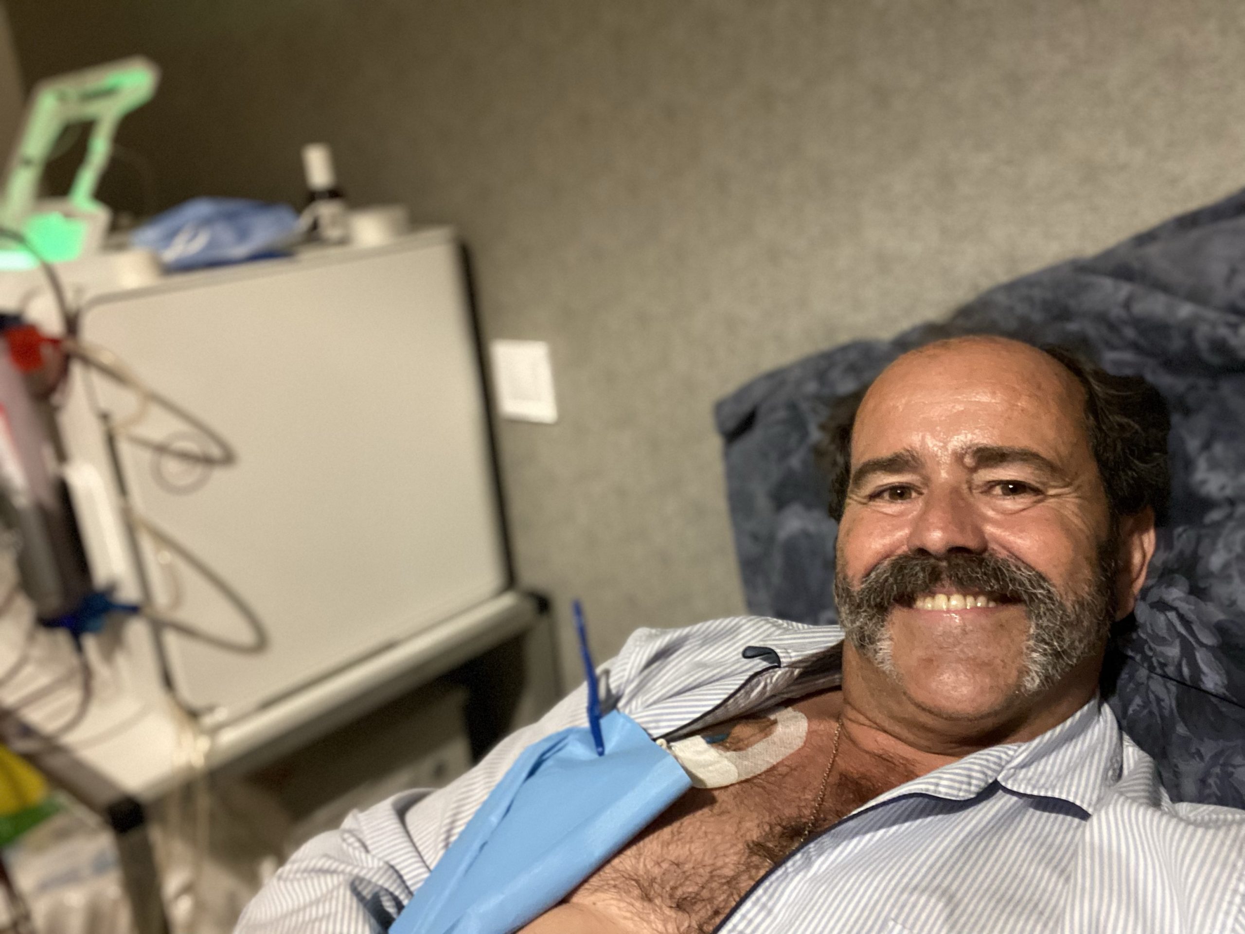 Lo estoy pasando mal. Un trasplantado.