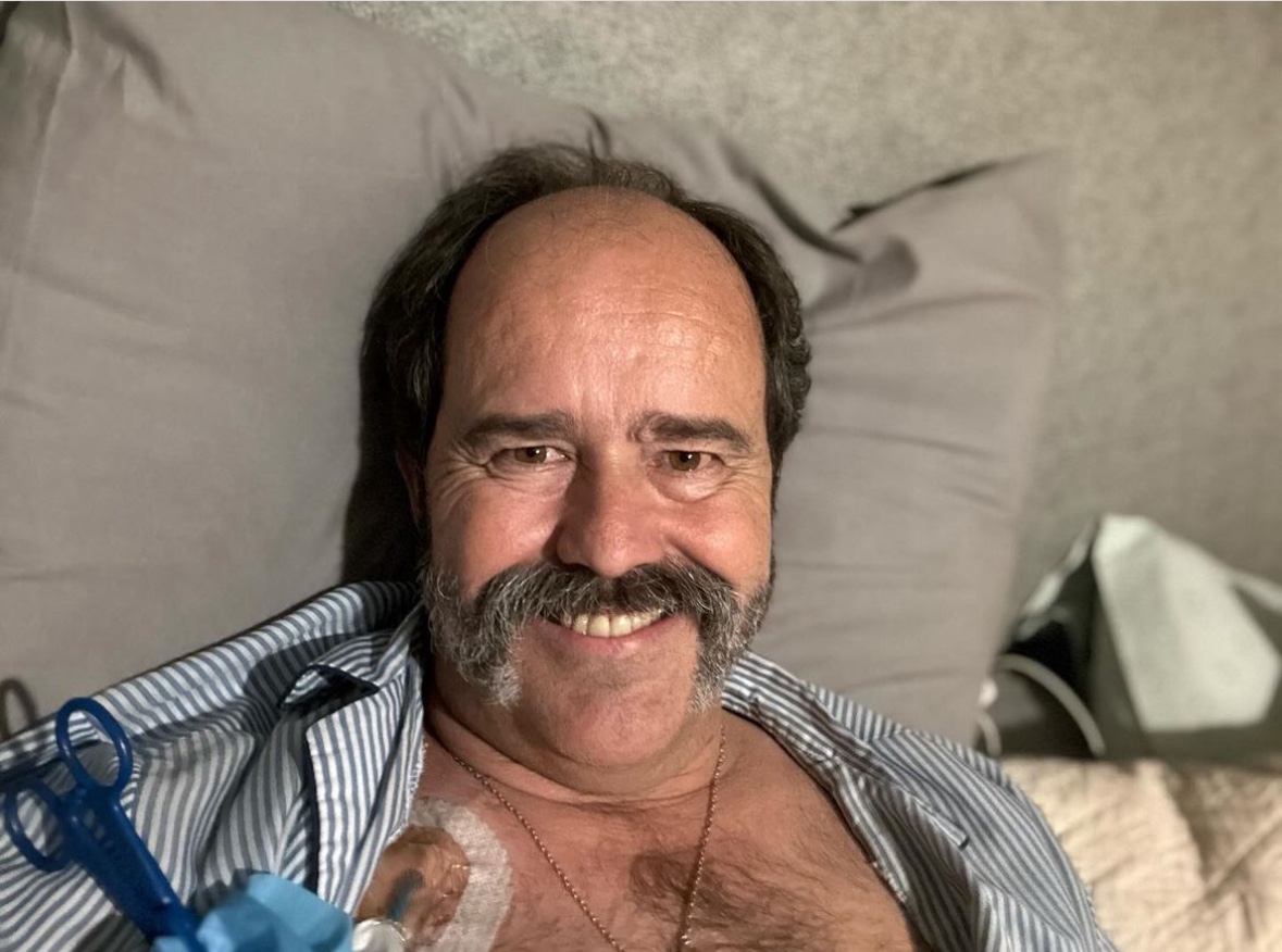 Día mundial de la salud. Un trasplantado.