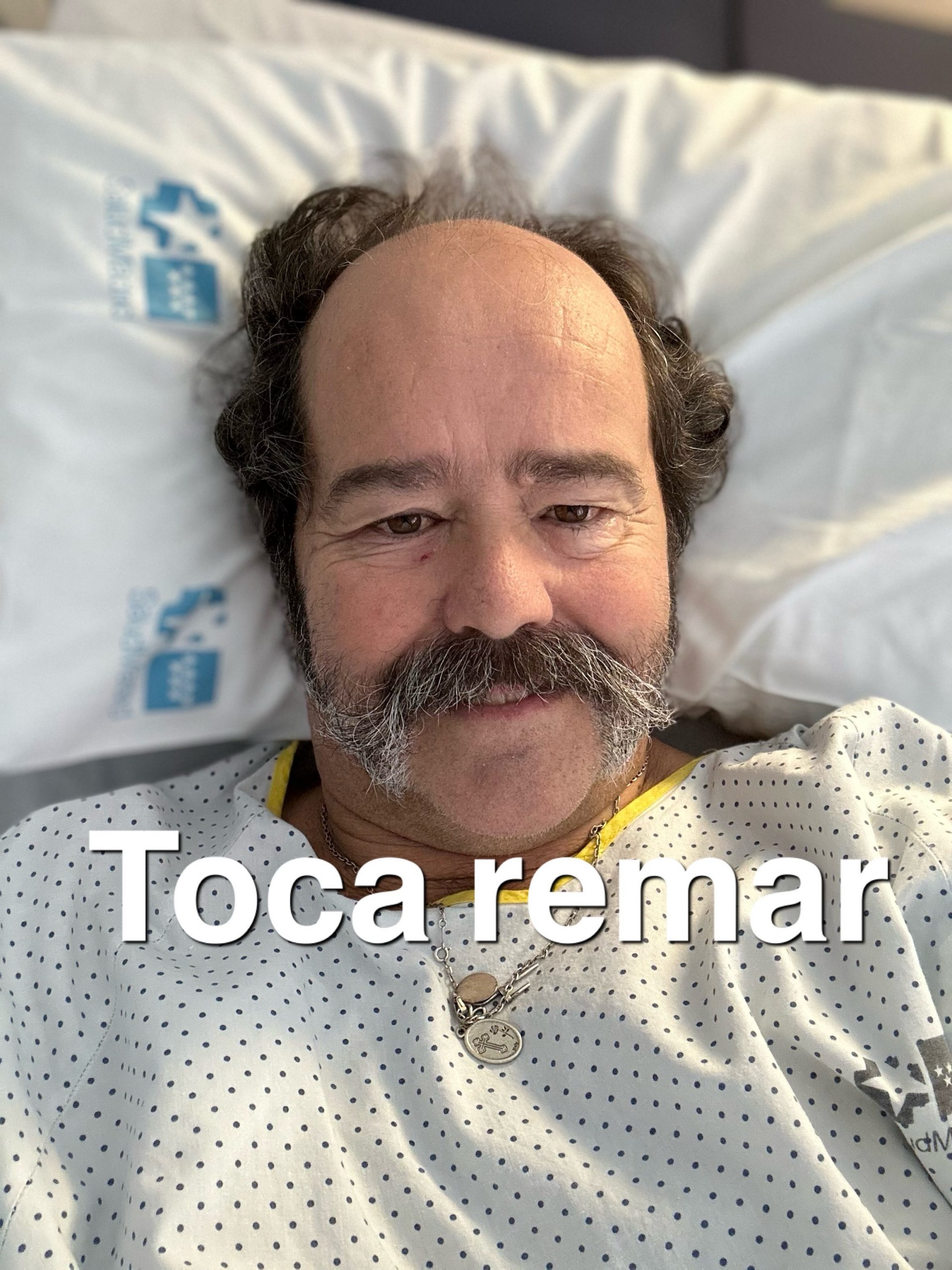 Toca seguir remado. Un trasplantado.