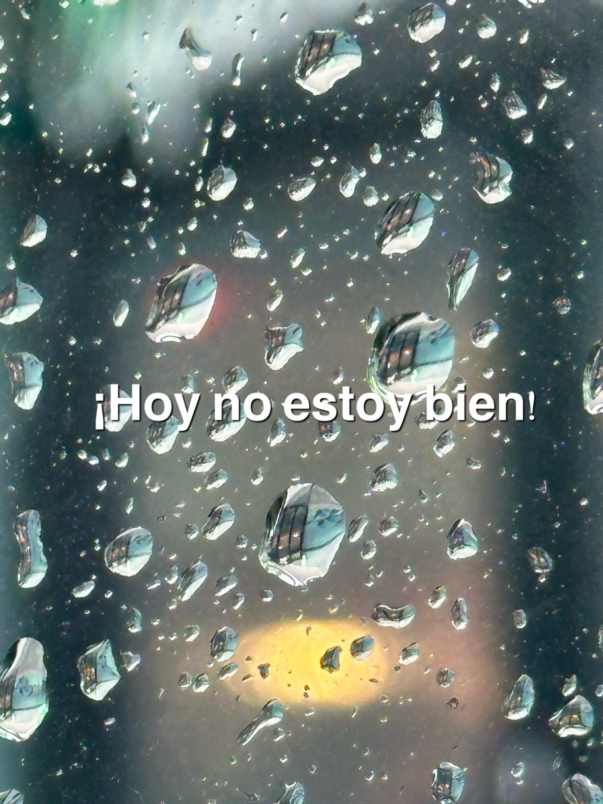 Hoy no estoy bien. un trasplantado.