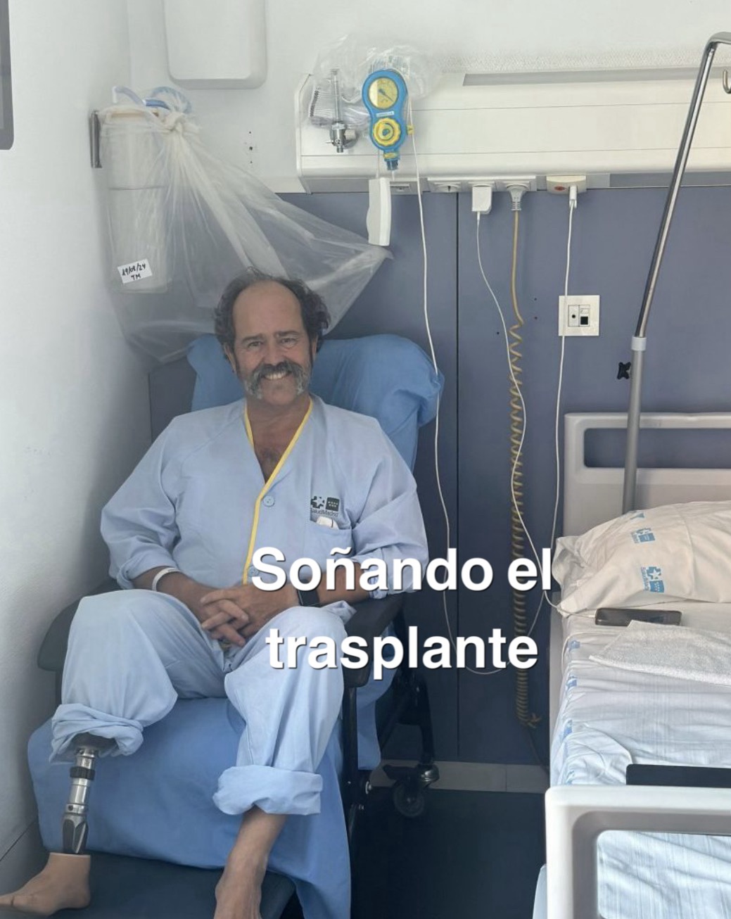 Soñando el trasplante. Un trasplantado.
