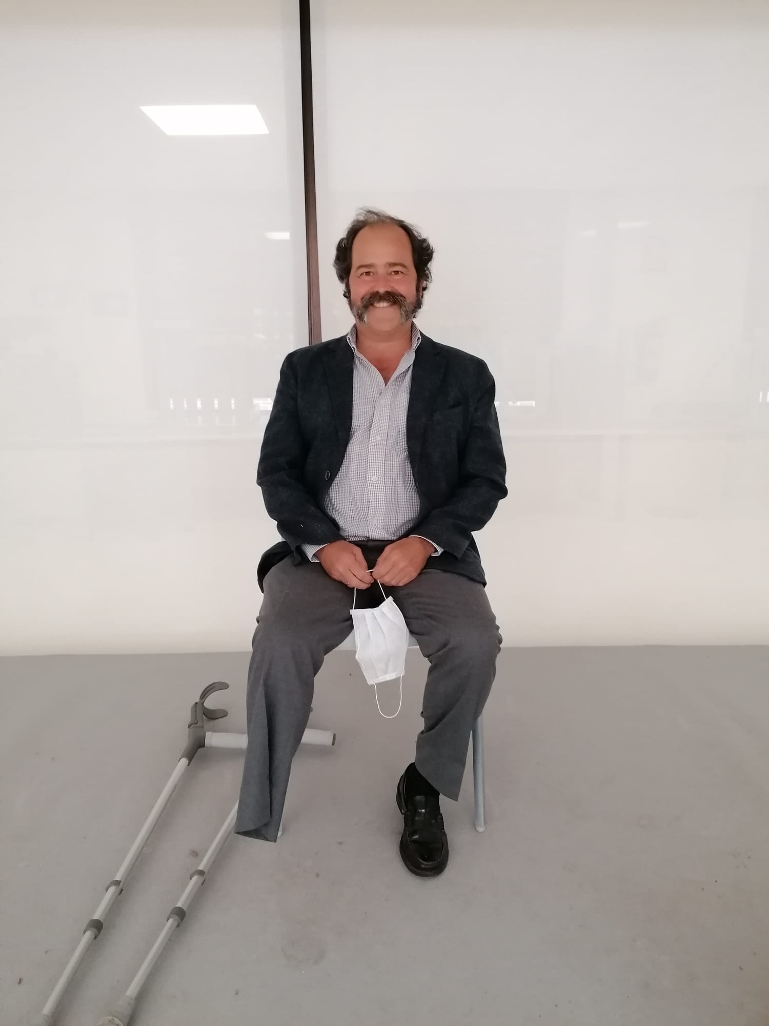 Dos años amputado, dos años con Blas. Un trasplantado.